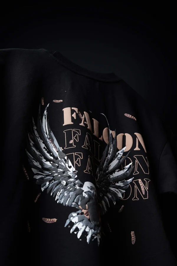 Black Oversized T-shirt - Image 4